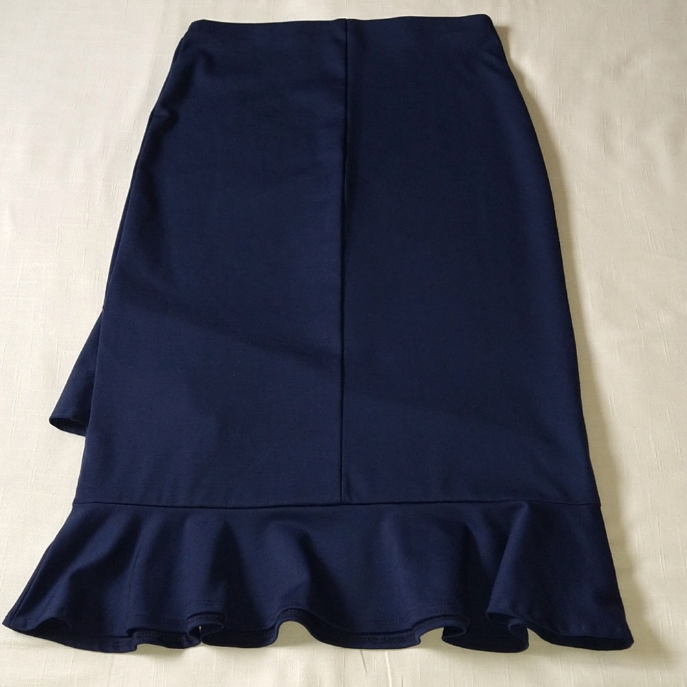 Blue Ruffle skirt - Picture 7 of 12